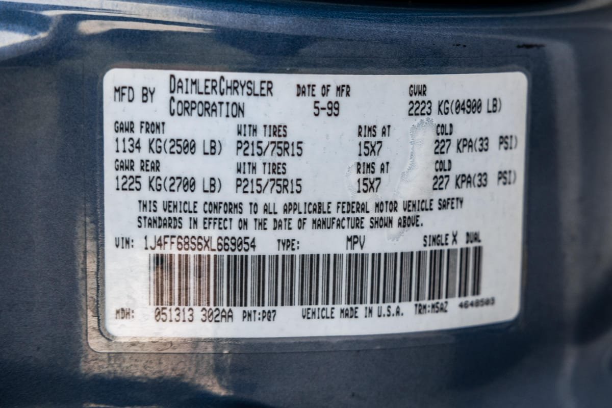 1999 Jeep Cherokee Sport 4x4 - Image 41