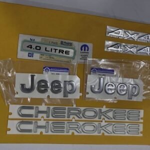 Jeep Cherokee Xj Jeep chrome stickers