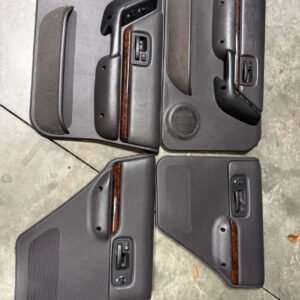 1997-2001 Jeep Cherokee XJ Wood Grain Power door panels with OEM switches
